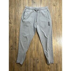 Youngla LA Joggers Pants Mens Large Drawstring Waist Gray Gym Athletic wear